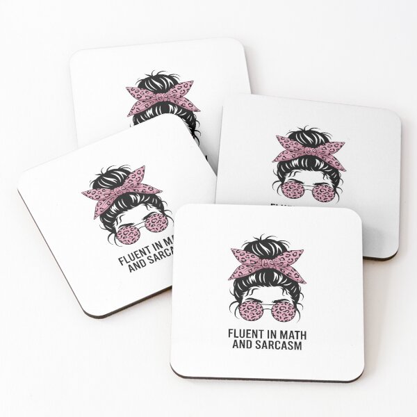 Item preview, Fluent In Math And Sarcasm Funny Math Teacher Appreciation10 designed and sold by DigitaldeligArt.