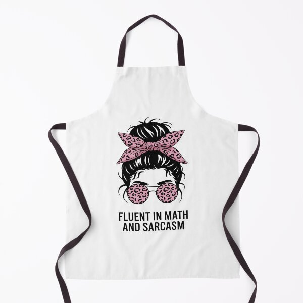 Item preview, Fluent In Math And Sarcasm Funny Math Teacher Appreciation10 designed and sold by DigitaldeligArt.