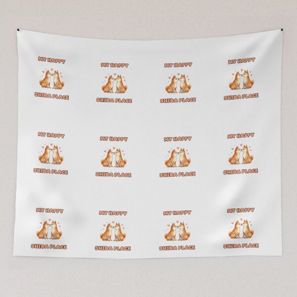 Item preview, MY HAPPY | SHIBA PLACE designed and sold by NatureUnleashed.