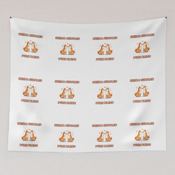 Item preview, SHIBA CUDDLES | PURE BLISS designed and sold by NatureUnleashed.