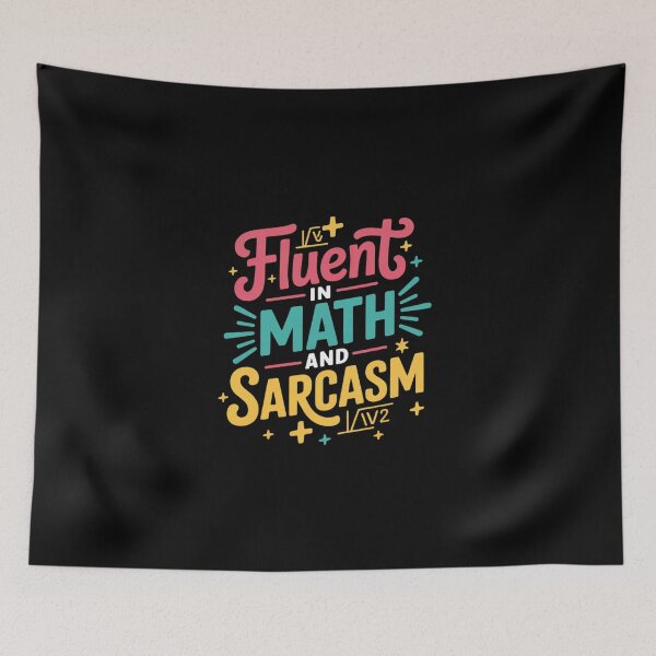 Item preview, Fluent in Math and Sarcasm Math Teacher Appreciation11 designed and sold by DigitaldeligArt.