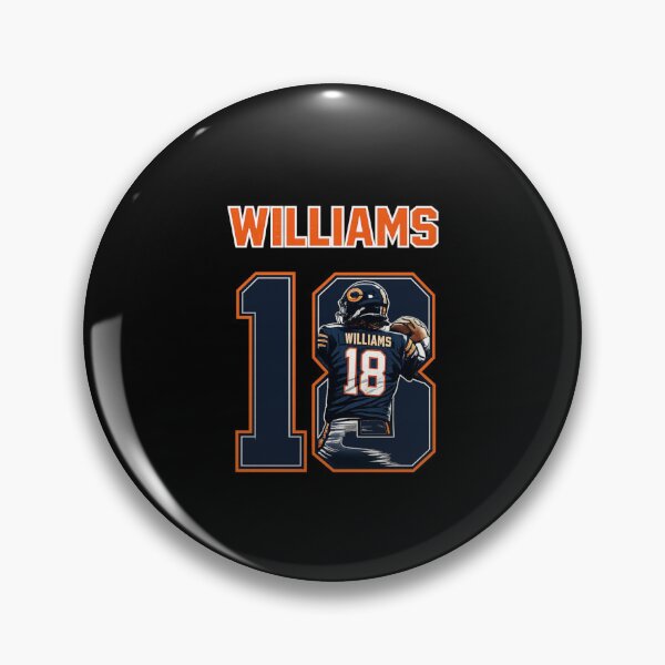 Item preview, Caleb Williams Bold Chicago Number 18 Football Art designed and sold by TheArtOfCar.