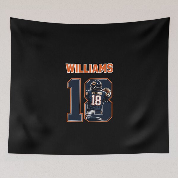 Item preview, Caleb Williams Bold Chicago Number 18 Football Art designed and sold by TheArtOfCar.