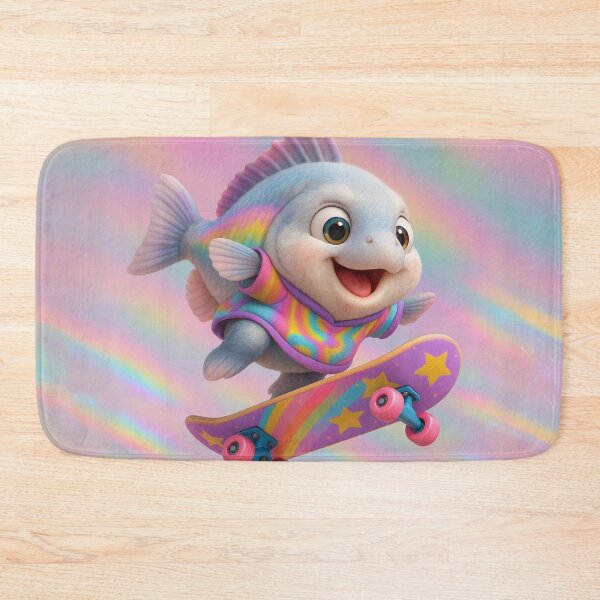 Item preview, Skater Ocean Whitefish designed and sold by Sillytoe.