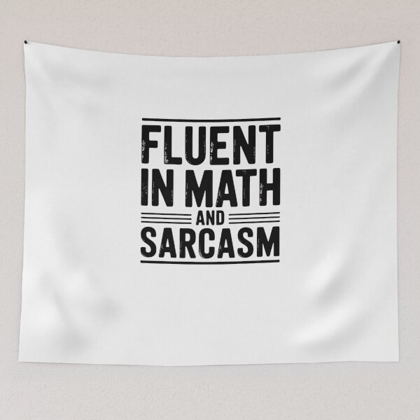 Item preview, Fluent In Math And Sarcasm Math Teacher Appreciation12 designed and sold by DigitaldeligArt.