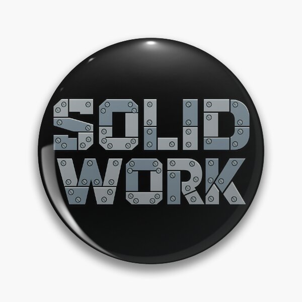 Item preview, Solid Work Industrial Steel Typography Design designed and sold by TeeTimeTreasure.