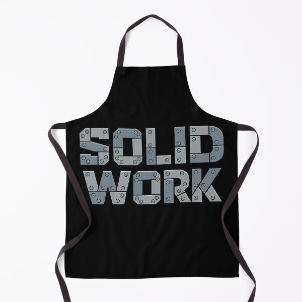 Item preview, Solid Work Industrial Steel Typography Design designed and sold by TeeTimeTreasure.