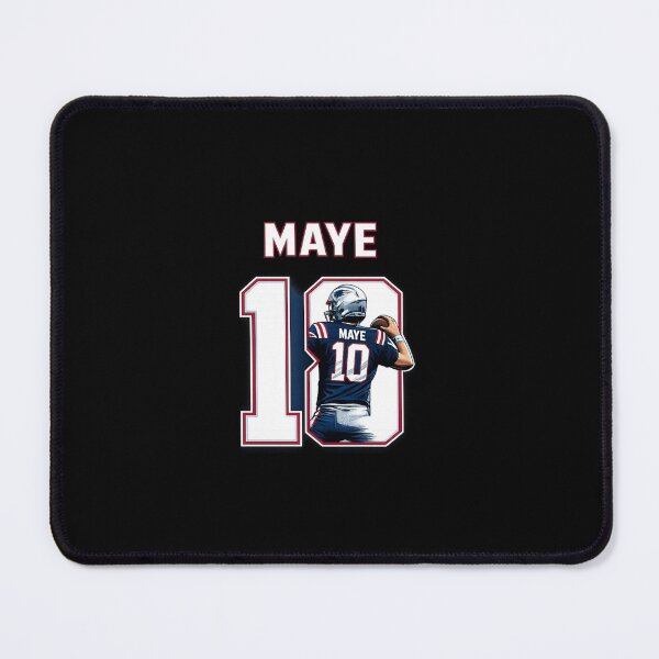 Item preview, Drake Maye Bold Patriots Number 10 Football Art designed and sold by TheArtOfCar.