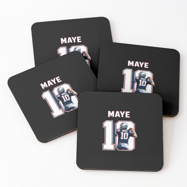 Item preview, Drake Maye Bold Patriots Number 10 Football Art designed and sold by TheArtOfCar.