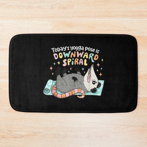 Item preview, Today's Yoga Pose is Downward Spiral Funny Opossum , Opossum Gift For Mom Dad Kids designed and sold by Opossum GIFT ★★★★★.