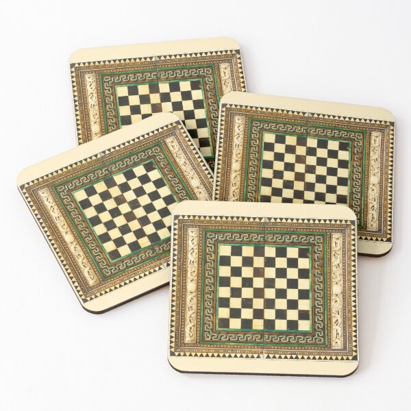 Item preview, Antique Chess Board designed and sold by collageDP.