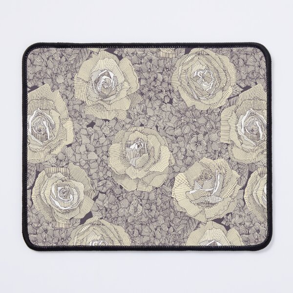 Item preview, rose hydrangea floral cream mulberry plum designed and sold by scrummy.
