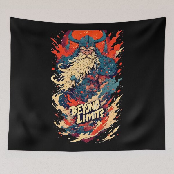 Item preview, Beyond Limits Viking Warrior Power Artwork designed and sold by Neer arts.