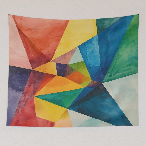 Item preview, Amazonian Rainforest Geometric Watercolor designed and sold by Harmonic_Layers.