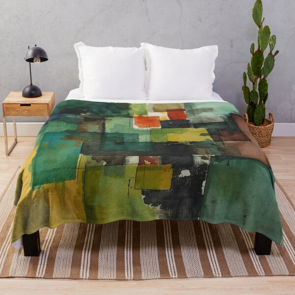 Item preview, Amazonian Rainforest Abstract Blocks designed and sold by Harmonic_Layers.