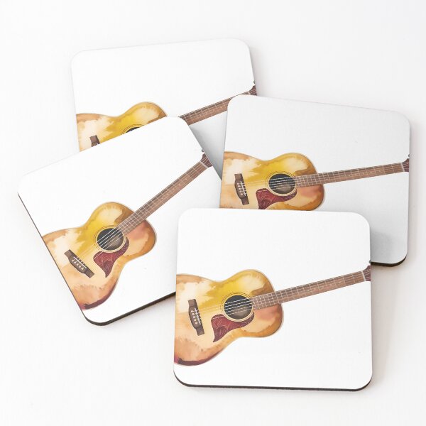 Item preview, Vibrant acoustic guitar with colorful design and rich tones designed and sold by Creative88Art.
