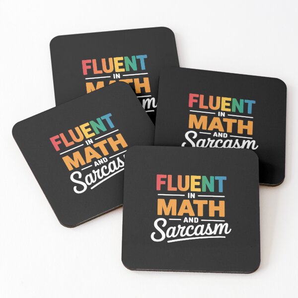 Item preview, Fluent in Math and Sarcasm Math Teacher0 designed and sold by DigitaldeligArt.