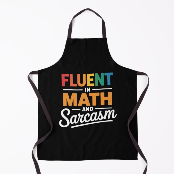 Item preview, Fluent in Math and Sarcasm Math Teacher0 designed and sold by DigitaldeligArt.