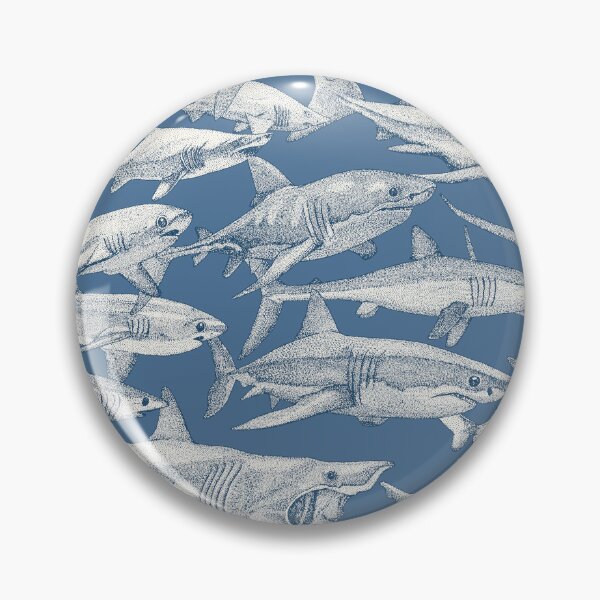 Item preview, just sharks cobalt denim designed and sold by scrummy.