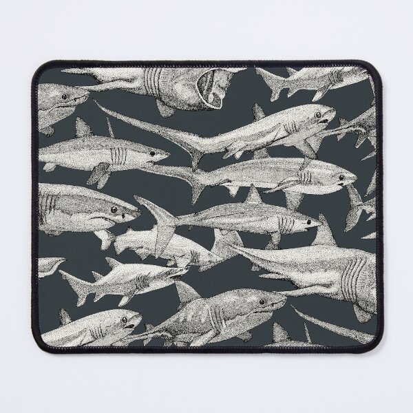 Item preview, just sharks black gunmetal designed and sold by scrummy.