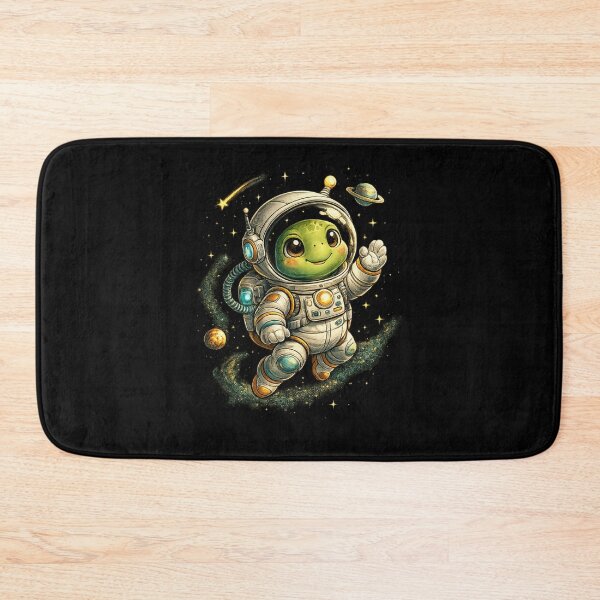 Item preview, Astronaut Turtle Cute Space Explorer Illustration designed and sold by ArtVoyageShop.