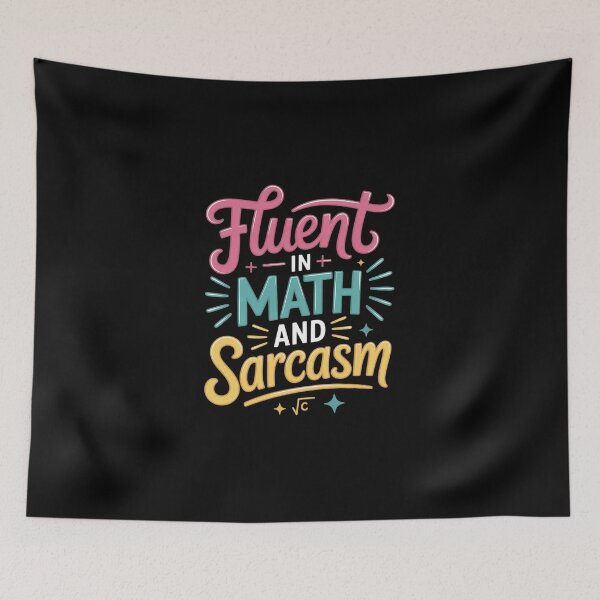Item preview, Fluent In Math And Sarcasm Math Teacher5 designed and sold by DigitaldeligArt.