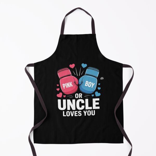 Item preview, Pink Or Blue Uncle Loves You Boxing Gender Reveal Party designed and sold by MarkLeedsArt.