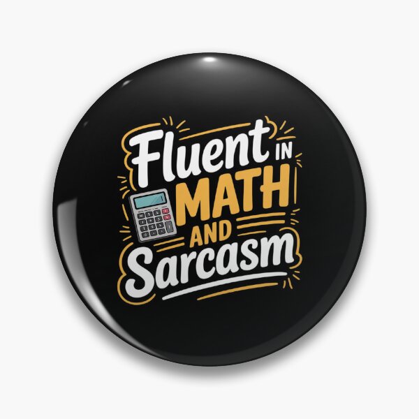 Item preview, Fluent in Math and Sarcasm Nerdy Teacher Humor  designed and sold by DigitaldeligArt.