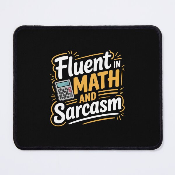 Item preview, Fluent in Math and Sarcasm Nerdy Teacher Humor  designed and sold by DigitaldeligArt.