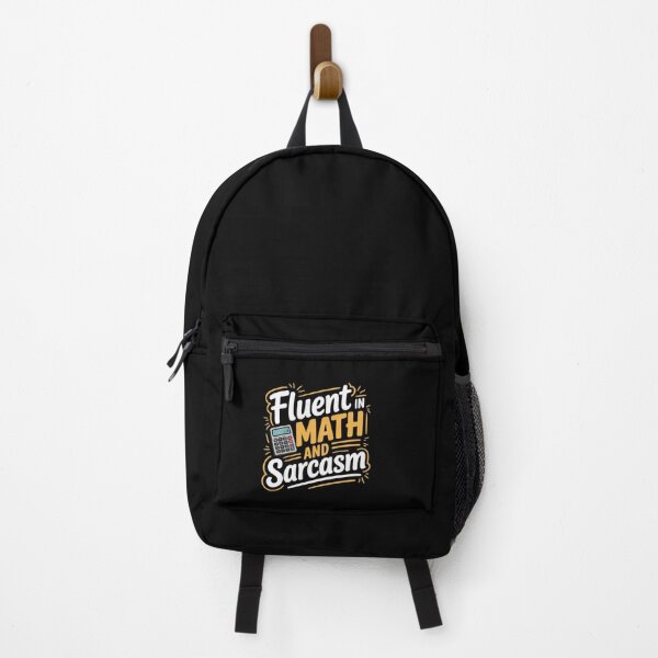 Item preview, Fluent in Math and Sarcasm Nerdy Teacher Humor designed and sold by DigitaldeligArt.