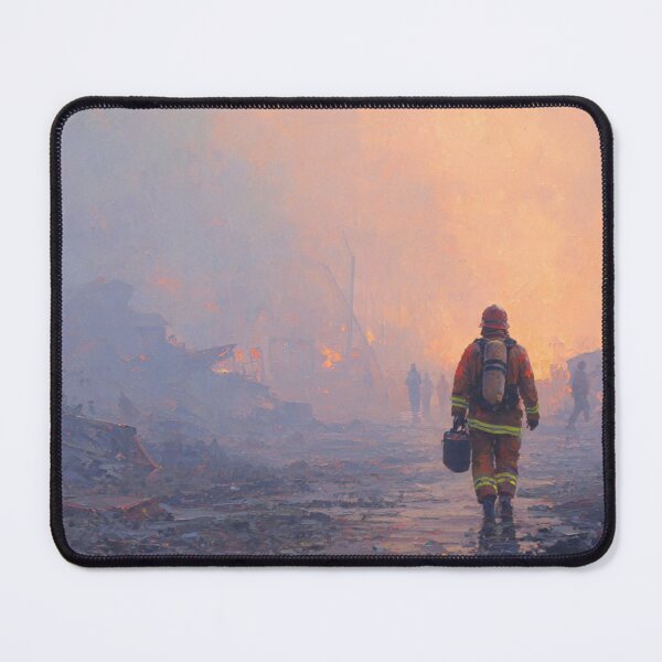 Item preview, Inferno Walk: the Firefighter's Path designed and sold by afrancisCL.
