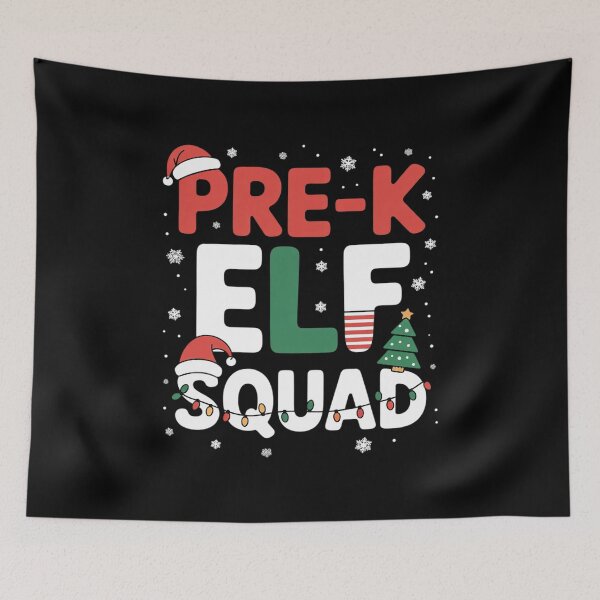 Item preview, Pre-K Elf Squad Christmas Elf Costume Students Teacher Men designed and sold by MarkLeedsArt.