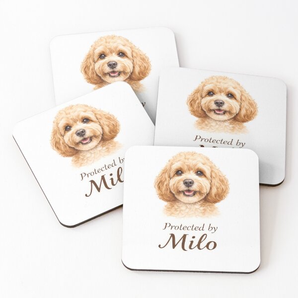 Item preview, Cavapoo dog Milo designed and sold by ArtisticSVibes.