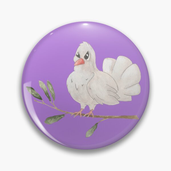 Item preview, The Messenger of Peace: Hand-Drawn Olive Branch Dove Watercolour designed and sold by Englandbear.
