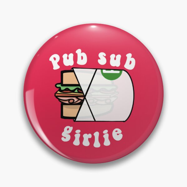 Item preview, Pub Sub Girlie- red designed and sold by DollopOfArt.