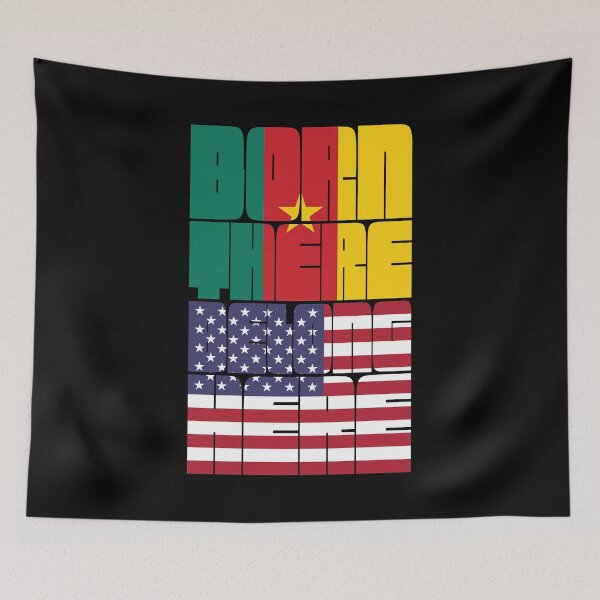 Item preview, Born Cameroon Belong American designed and sold by FlagX.
