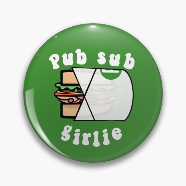 Item preview, Pub Sub Girlie- green designed and sold by DollopOfArt.
