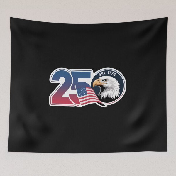 Item preview, USA 250th Anniversary Patriotic Eagle - Est 1776 designed and sold by ahabboud.