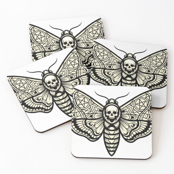 Item preview, Neo Traditional Death Moth Occult Tattoo Art designed and sold by ArtVibesX.