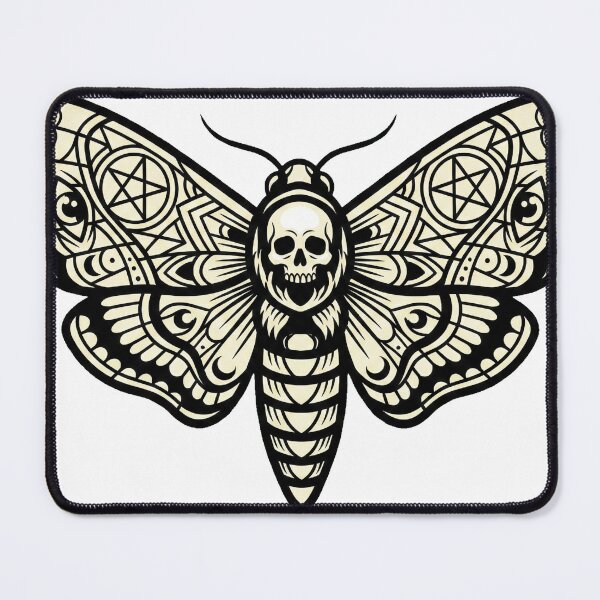 Item preview, Neo Traditional Death Moth Occult Tattoo Art designed and sold by ArtVibesX.
