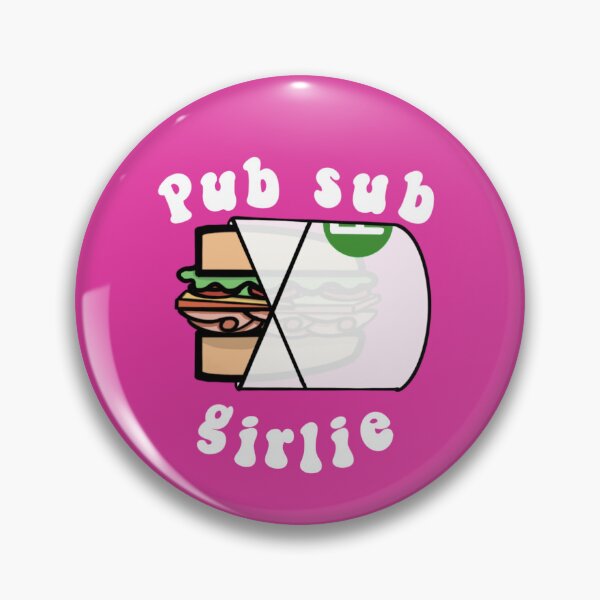 Item preview, Pub Sub Girlie- pink designed and sold by DollopOfArt.