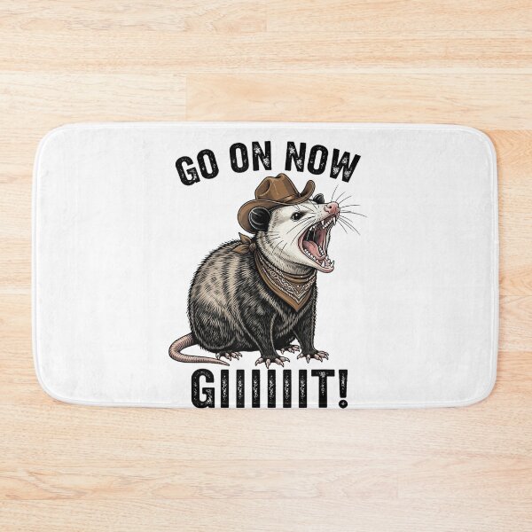 Item preview, Vintage Cowboy Opossum Go On Now Giiiit Funny Western Tee , Opossum Gift For Mom Dad Kids designed and sold by Opossum GIFT ★★★★★.