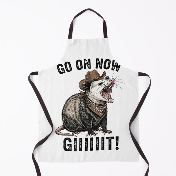 Item preview, Vintage Cowboy Opossum Go On Now Giiiit Funny Western Tee , Opossum Gift For Mom Dad Kids designed and sold by Opossum GIFT ★★★★★.