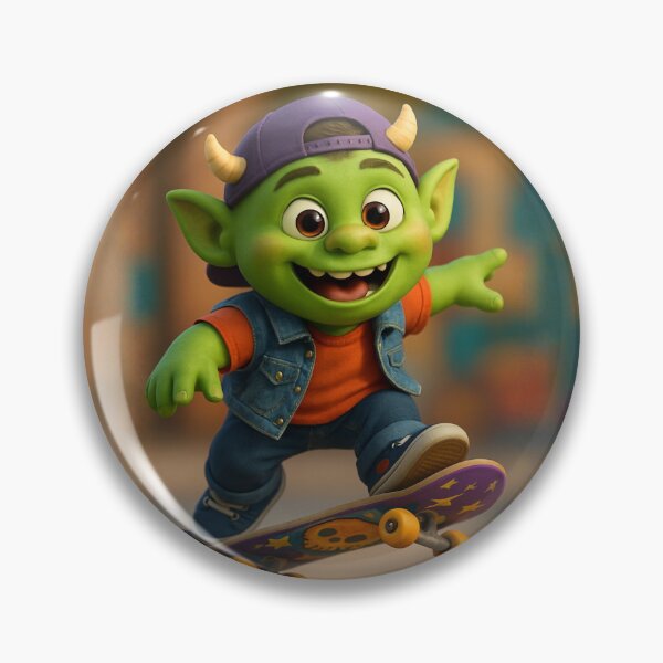 Item preview, Skater Ogre Boy designed and sold by Sillytoe.