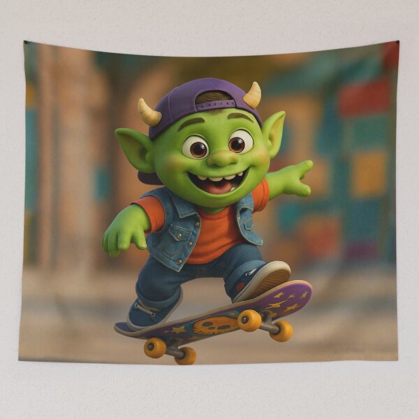 Item preview, Skater Ogre Boy designed and sold by Sillytoe.
