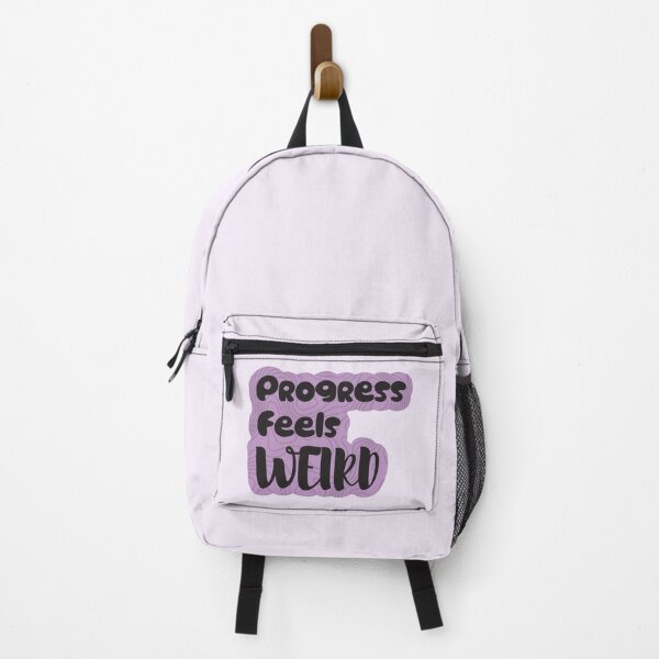 Item preview, Progress Feels Weird Motivational Quote designed and sold by Gotham Designs Studio.