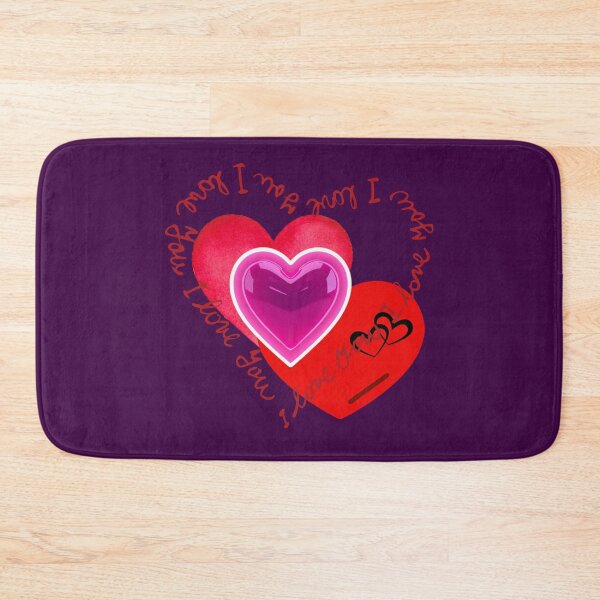 Item preview, Neon Heart Love - I Love You Letter Heart Romantic Typography Artwork. designed and sold by LunaPrintCo.