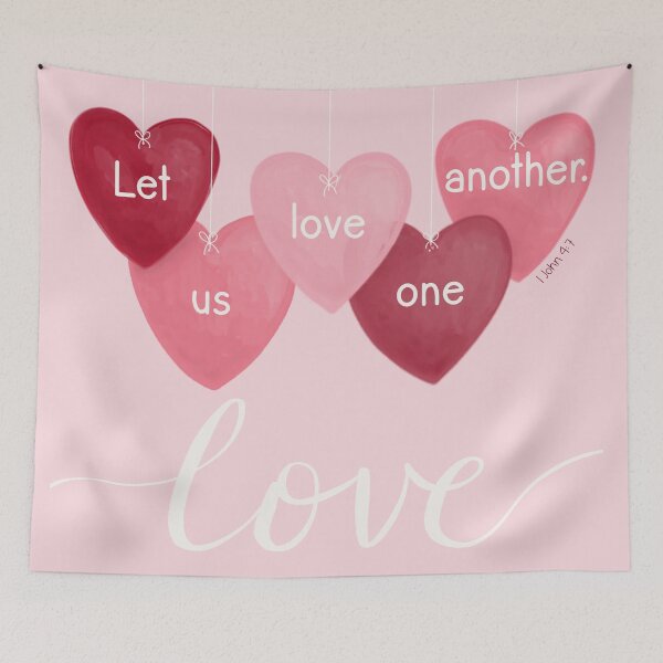 Item preview, Let us Love one another - I John 4:7 designed and sold by Willow & Grace Designs.