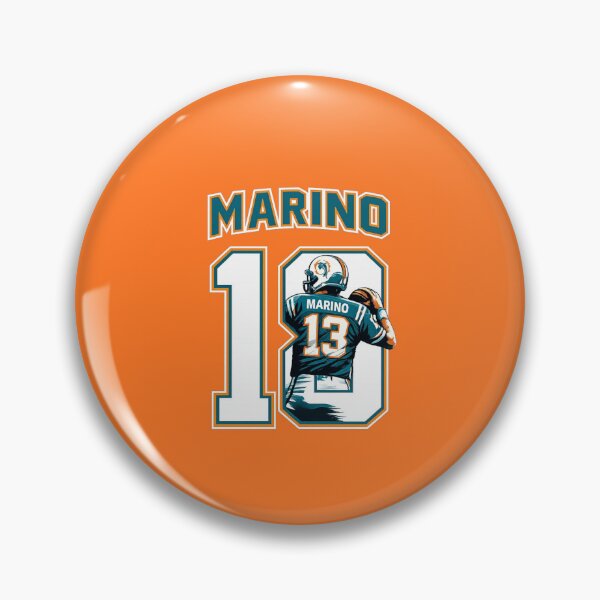 Item preview, Dan Marino Classic Miami Number 13 Football Art designed and sold by TheArtOfCar.