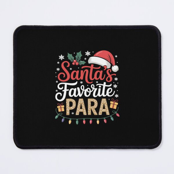 Item preview, Santa's Favorite Para Christmas Paraprofessional Teacher designed and sold by MarkLeedsArt.